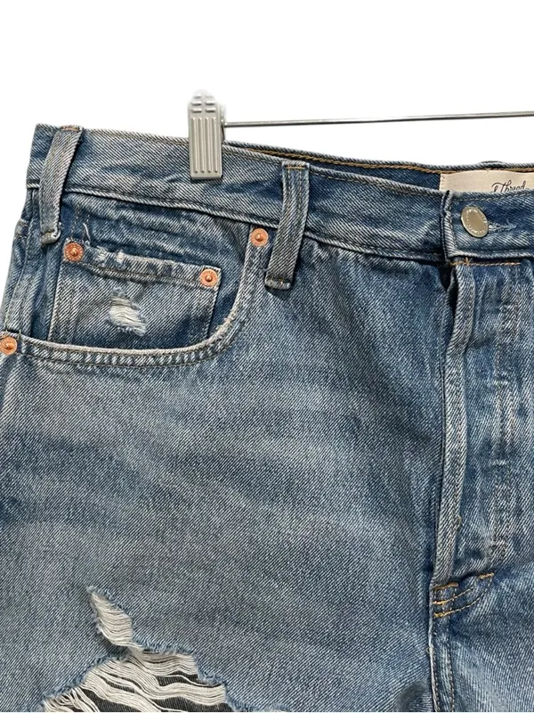 Universal Threads Mini Cut-Off High Rise Denim Shorts Women’s Size 16 - Image 4
