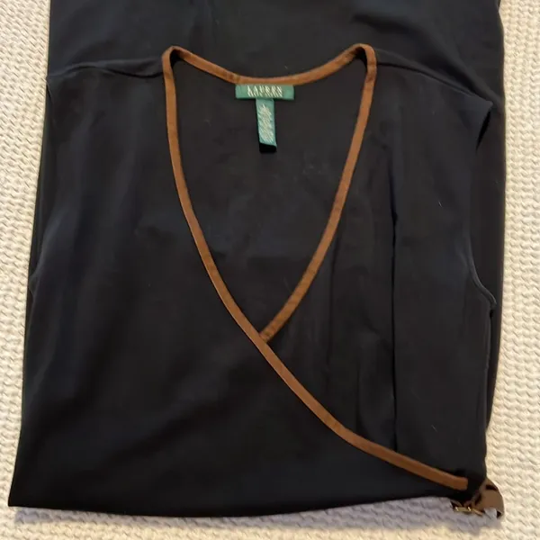Lauren Ralph Lauren Vneck Sleeveless Dress W22 - Image 3