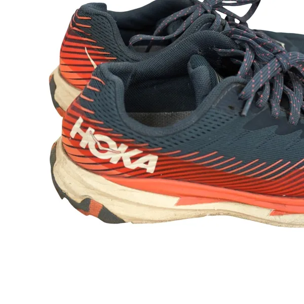 Hoka One One Torrent 2 Trail Running Shoes Womens 6 Grey Orange Sneakers - Image 7