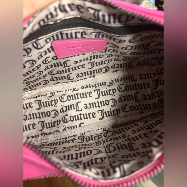 Juicy Couture Obsession Crossbody Bag Juicy Pink Studded Logo NWT - Image 8