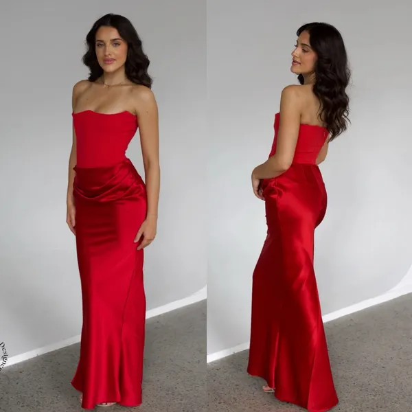 HOUSE OF‎ CB 'Persephone' Scarlet Strapless Corset Maxi Dress NWOT size S - Image 2