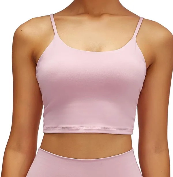 Workout Tank built in bra Pink - Image 4