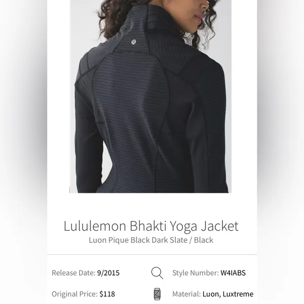 Lululemon Bhakti Yoga Jacket - Image 2