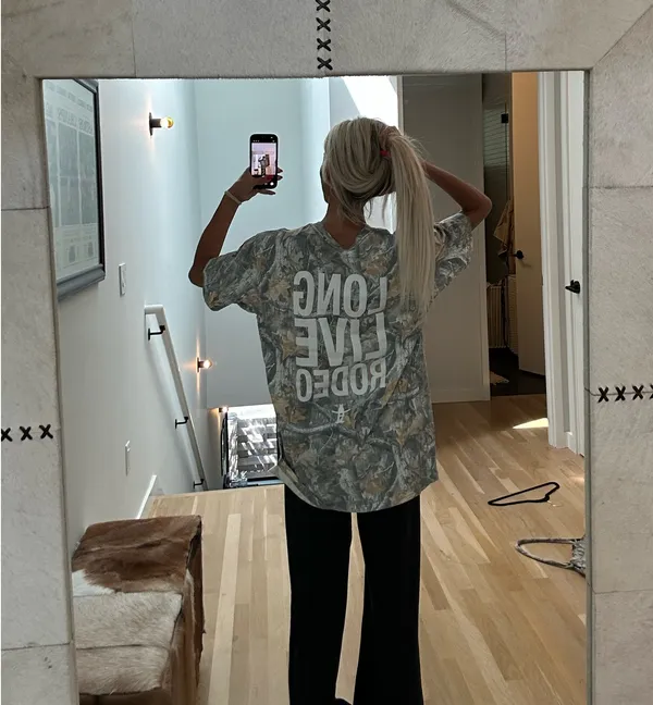 Houston Rodeo Camo Graphic Tee Shirt - Image 2