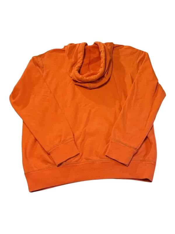 Vintage American Eagle Outfitters Orange Graphic Hoodie Men's Size M - Image 2