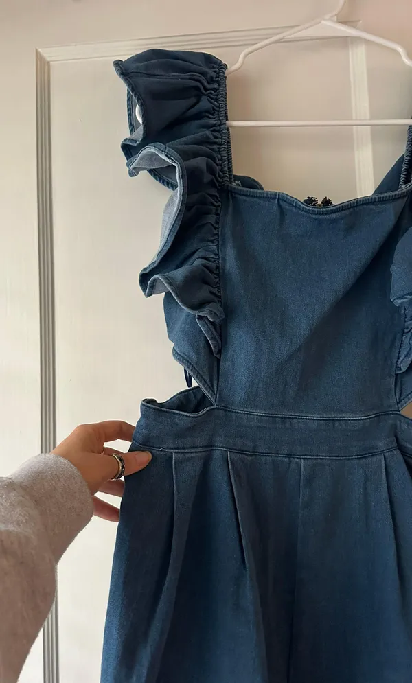 Denim Romper - Image 2