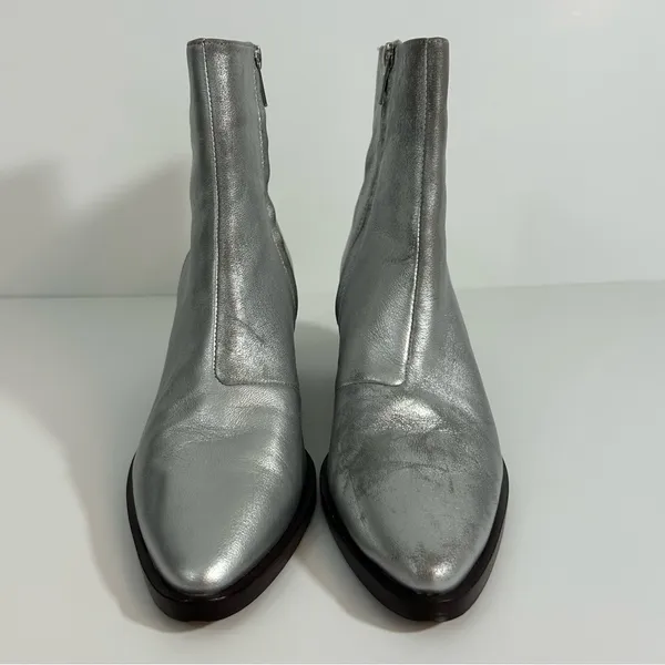 Madewell The Darcy Ankle‎ Boots Silver Size 7 - Image 3
