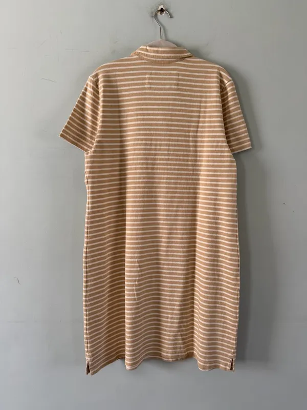 NWT Southern Tide Demi‎ Stripe Irish Cream Preppy Coastal Polo Shirt Dress - Image 6