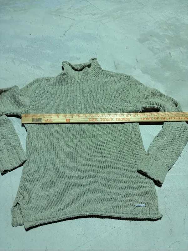 Abercrombie & fitch Lightweight Mock Neck Sweater Light Sage green XS - Image 4