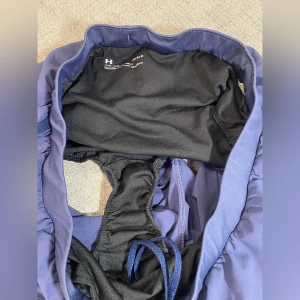 Under Armour Blue Athletic Shorts Lightweight Performance - Image 6