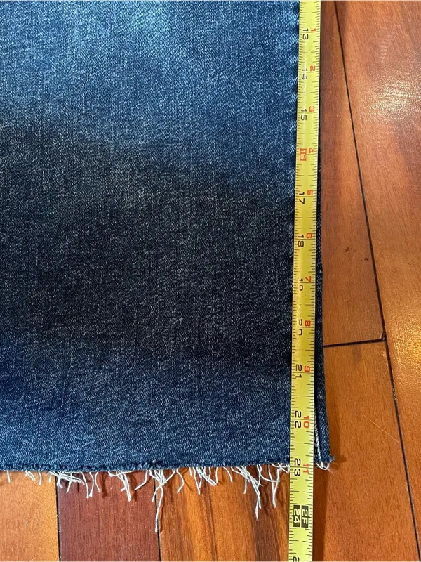 Zenana Cropped Wide Leg Jeans Med Wash Raw Hem Cropped Sz 28 X 23 High Rise - Image 9