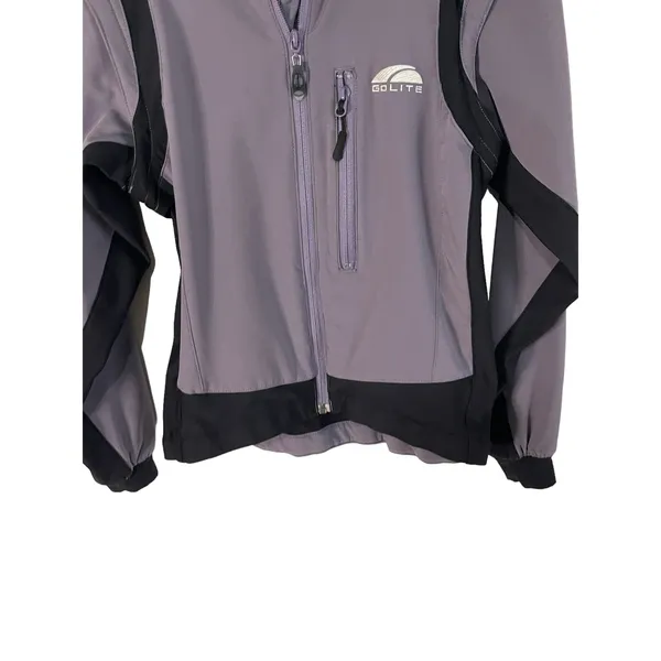 GoLite Size XS Outdoors Purple Black Jacket Convertable Activewar‎ - Image 3