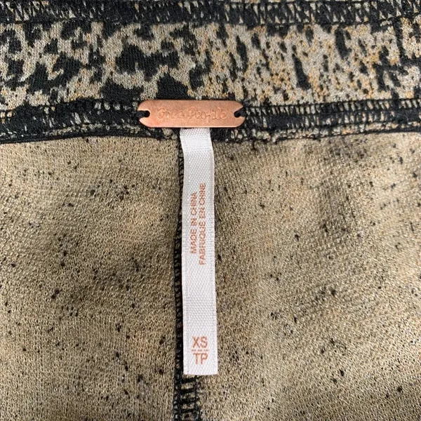 Free People Knit Leggings in Leopard Print‎ Combo - Image 9
