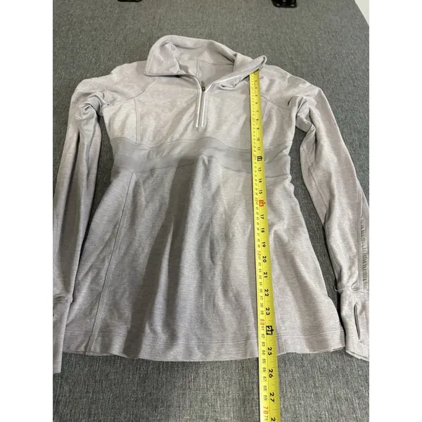 Lululemon Women's Run Full Tilt Quarter Zip Light Purple Sz 6 Running Gym Walkin - Image 6