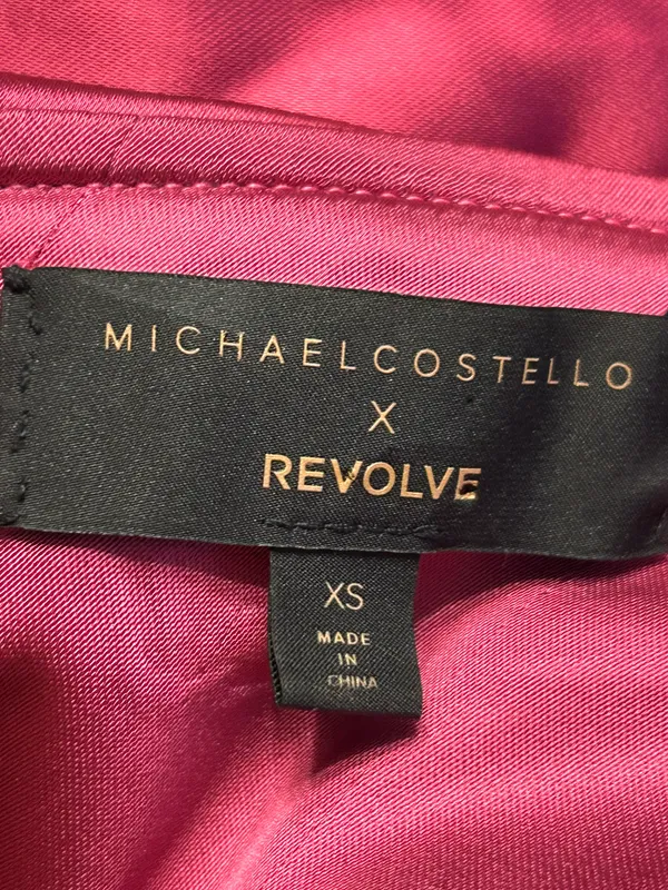 Michael Costello Revolve x Joey gown in Magenta, XS - Image 4