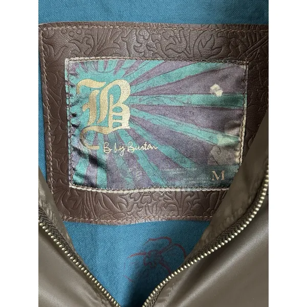 B By‎ Burton Nylon Jacket Womens Size M Lined Full Zip Heavy Comfort Brown #X4-5 - Image 2