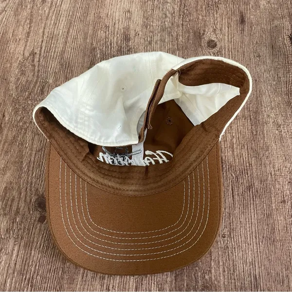 Houston Livestock Show and Rodeo Baseball Cap Strapback Hat OSFM Brown Cowboy - Image 2