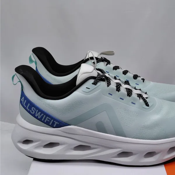 ALLSWIFIT Womens Running Sneakers Size 9.5 Green Blue Sporty Athletic Shoes - Image 7