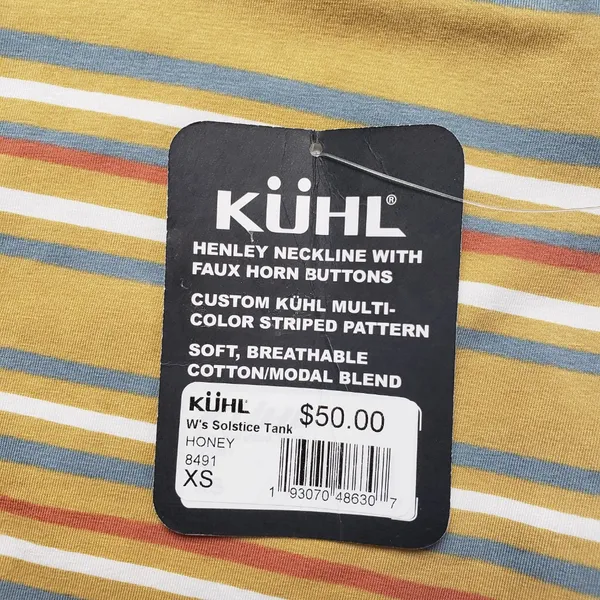 Kuhl Women's Solstice Tank Top in Honey size XS NWT - Image 7