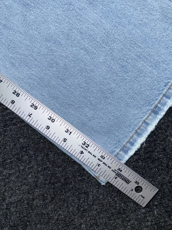 VTG Y2K Hollister Jeans Sz 5 / 29 LONG Light Wash Low Rise Distressed Flare Surf - Image 12