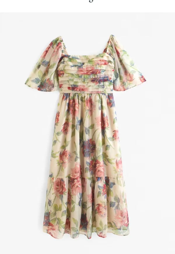 Abercrombie Emerson Angel Sleeve Midi - Image 2