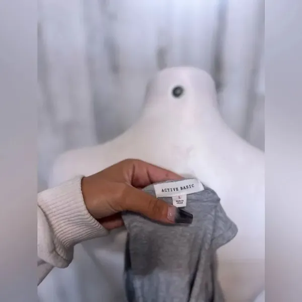 Active basic Gray bodysuit - Image 3