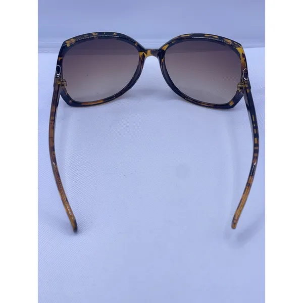 Chetta Print 2 Round Sunglasses Tortoise‎ Shell Brown - Image 4
