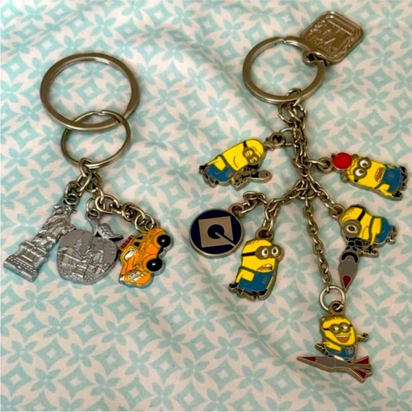 Assorted Keychains (10 Count) Pink - Image 3