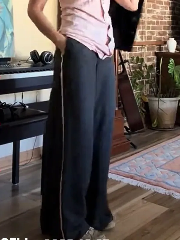 TORY BURCH wide leg  high rise pants M - Image 9