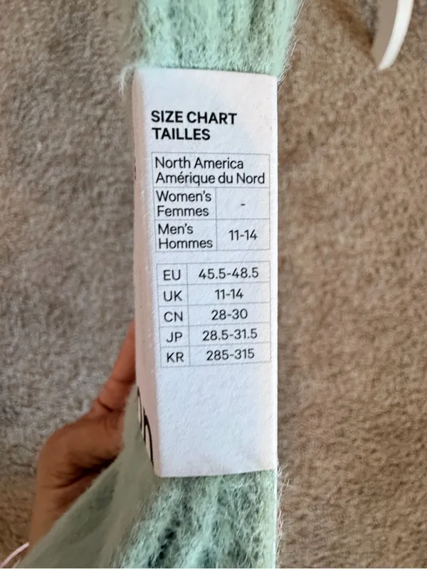 Lululemon Daily Essential Fuzzy Socks Size XL JDGR NWT - Image 4