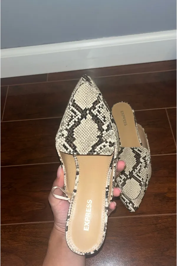 Express Loafers Snakeskin Slip-On - Image 2