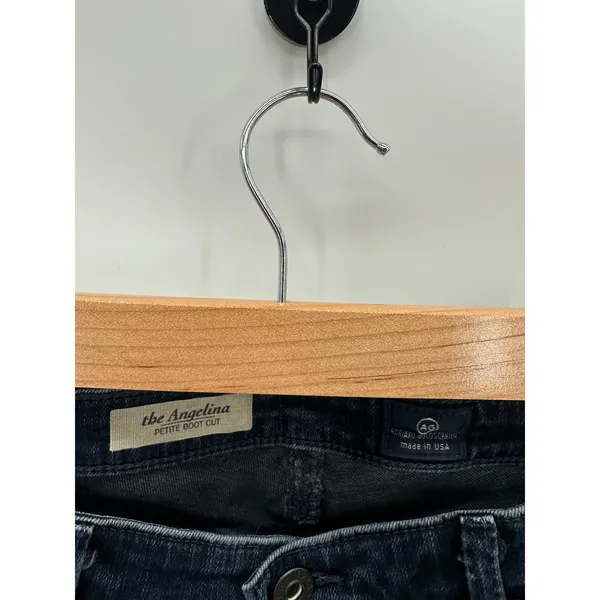 Adriano Goldschmied AG The Angelina Petite Boot Cut‎ Dark Wash Jeans 29R USA - Image 7