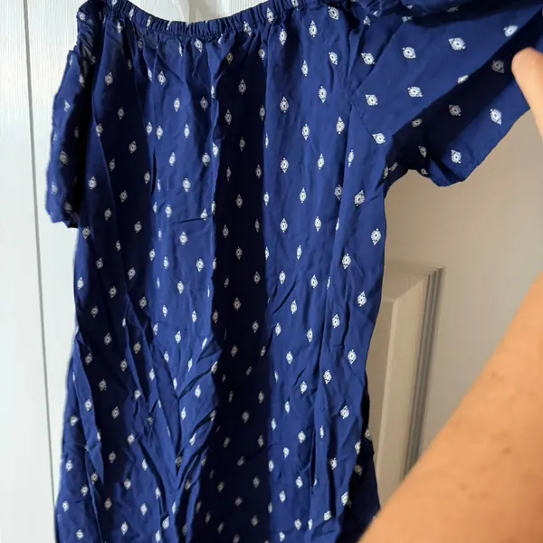 Old Navy‎ Women's Large Spaghetti Straps Off Shoulder Dress - Image 3