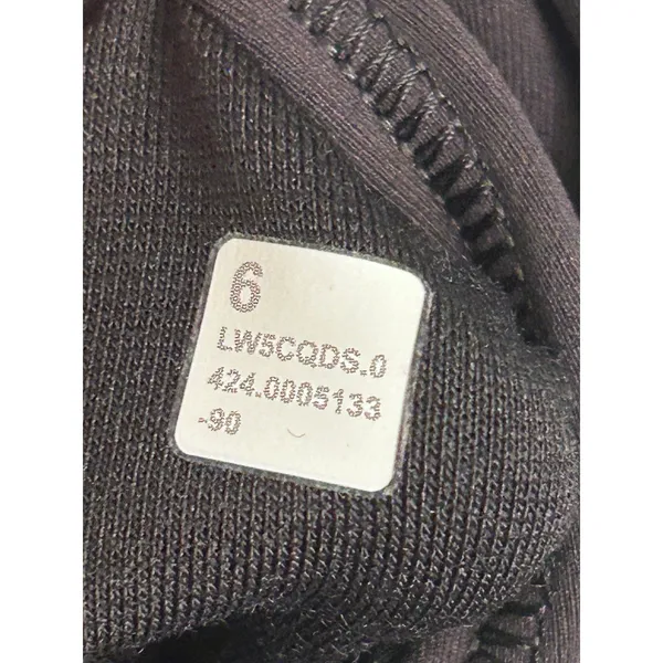 Luluelmon Wunder Train leggings/Tight size 6 25” Black new with tags Authentic - Image 5
