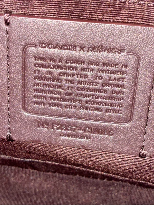Coach X Mint + Serf Teri Shoulder Crossbody Bag, Graffiti, CM096 - Image 12