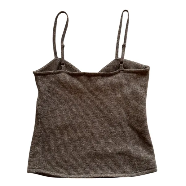 ASTR the Label Wool Blend Brown Knit Tank‎ Sz L - Image 4
