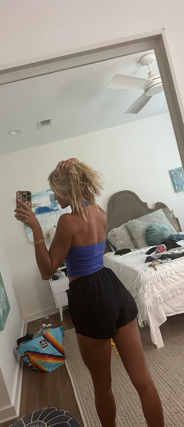 Amazon Blue Workout Top - Image 2