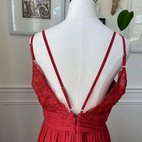 Azazie Burnt Orange Bridesmaid Formal Dress Gown 16 - Image 5