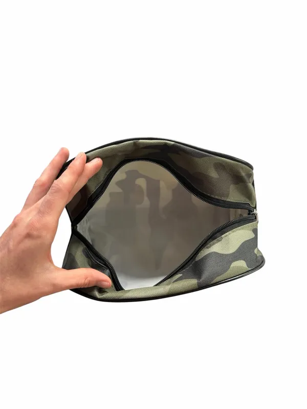 Camo Travel Toiletry Bag Camouflage Makeup Cosmetic Zipper Pouch Case 8.5"x5.5" - Image 5