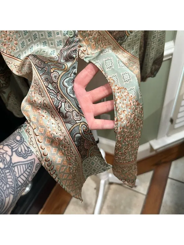 ECLAIR Boho Patchwork Paisley Button - Image 8