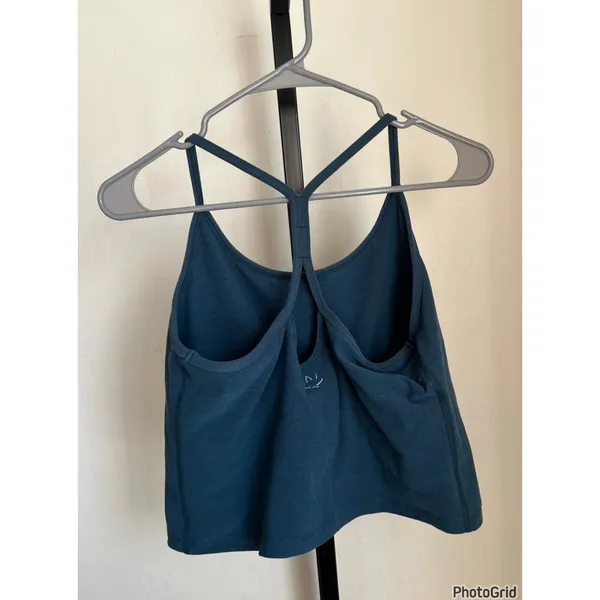 Beyond Yoga Spacedye Slim Racerback Cropped Top teal 2X - Image 3