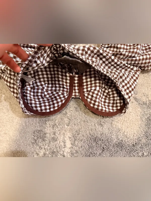 Wild Fable Brown and White Crop Top - Image 4