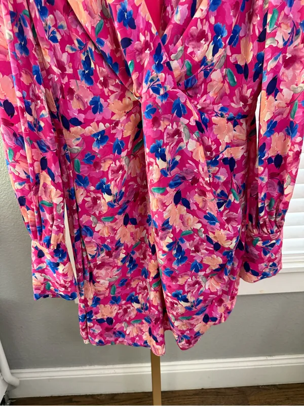 Rebecca Vallance Little Havana Floral Mini Dress Size 12 - Image 5