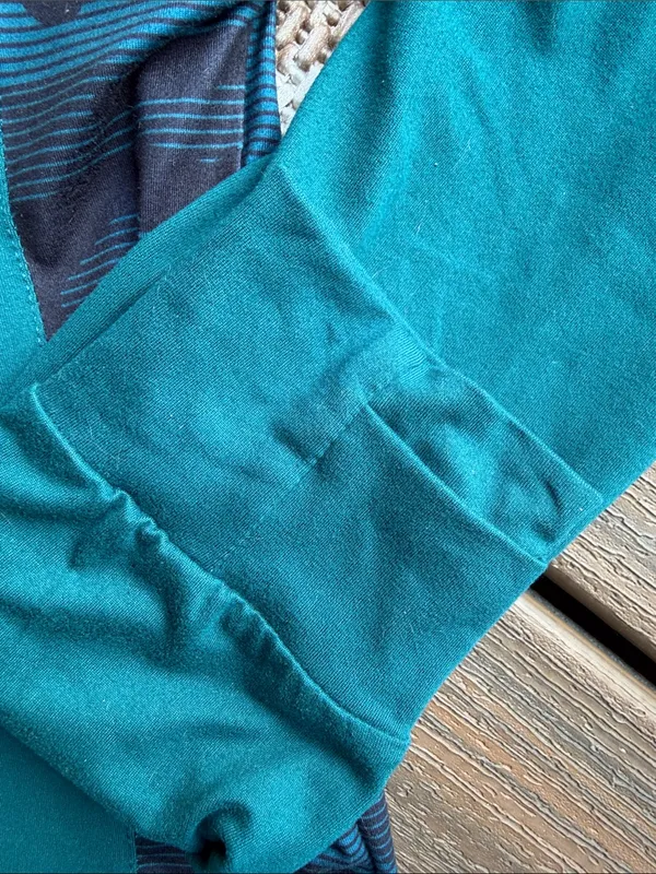 NFL Philadelphia Eagles Teal Hooded Pullover with Team Logo - Image 2