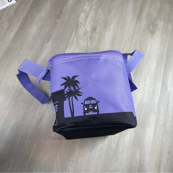 NEW Mini Trader Joe's Purple Insulated Bag Lunch Box with Tags - Image 2