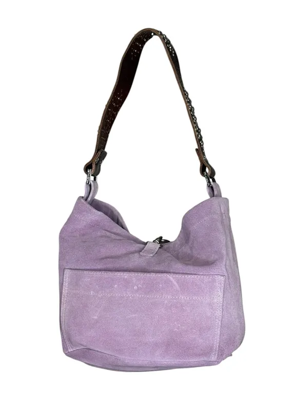 Deadstock: new Tylie Malibu ᪣ Utility Suede Hobo Bag ᪣ Crystal Strap ᪣ Lilac Y2K - Image 6