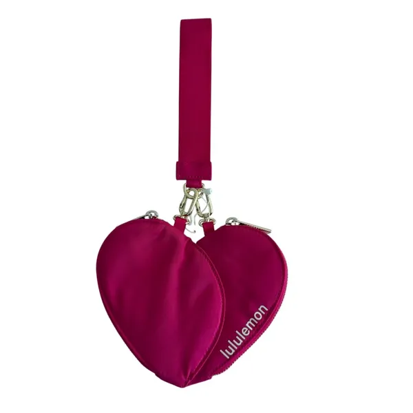Lululemon Dual Pouch Wristlet Heart Passionate / Passionate / Gold - Image 7