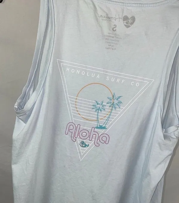 Aloha Tank Top White - Image 3