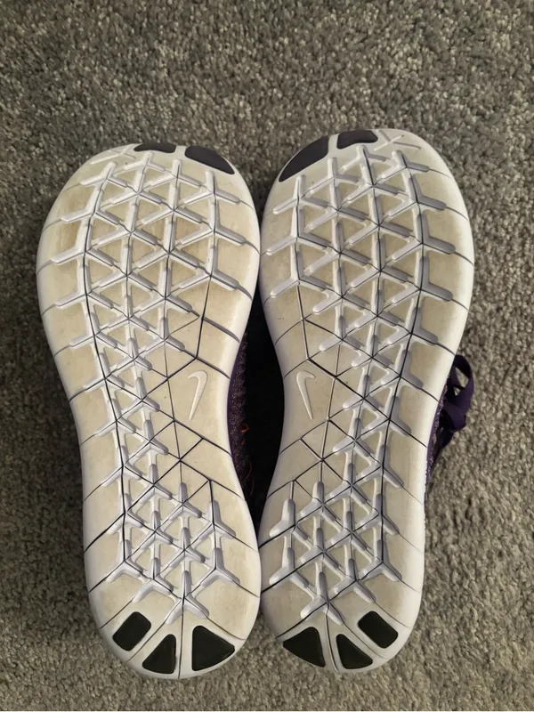 Nike Women's Free Purple Knit Running Sneakers, Size 8.5 - Image 3