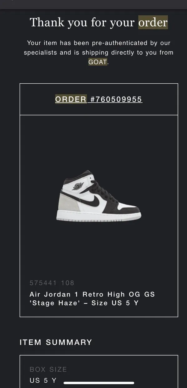 Air Jordan 1 Retro High Og Stage Haze - Image 2